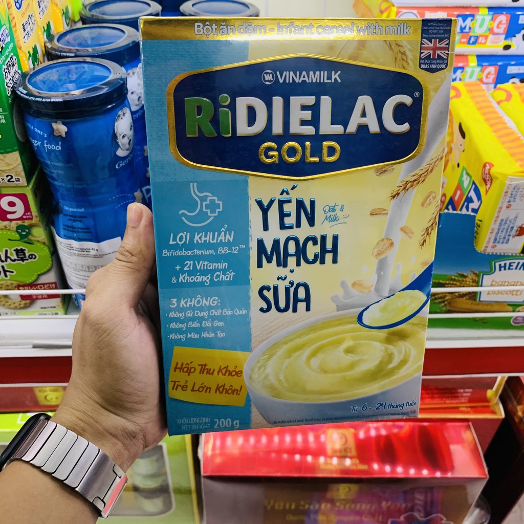 Bột Ăn Dặm Vinamilk Ridielac 200G đủ loại