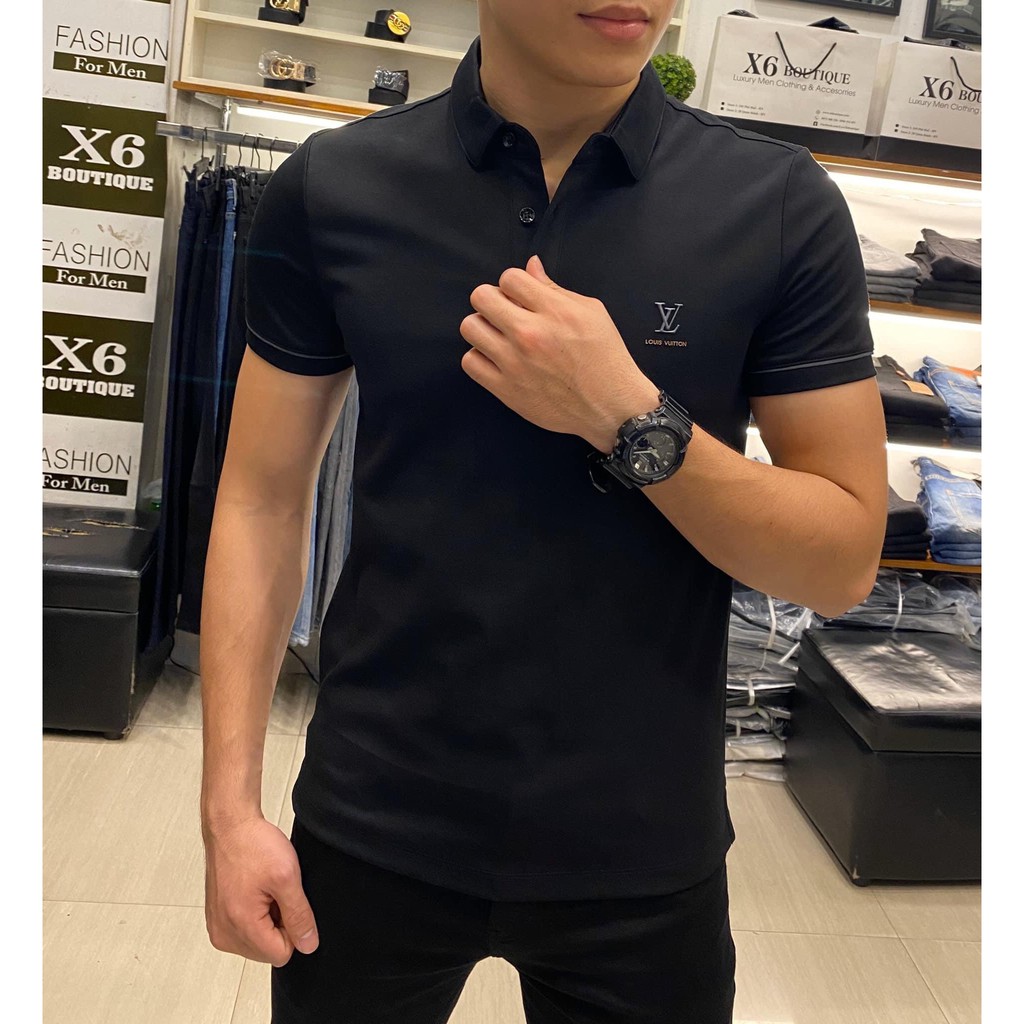ÁO  THUN POLO NAM LV CÓ CỔ CAO CẤP | BigBuy360 - bigbuy360.vn