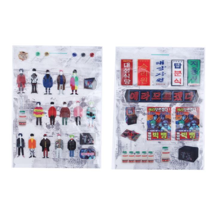 HÌNH DÁN STICKER BIGBANG (2 MẪU)