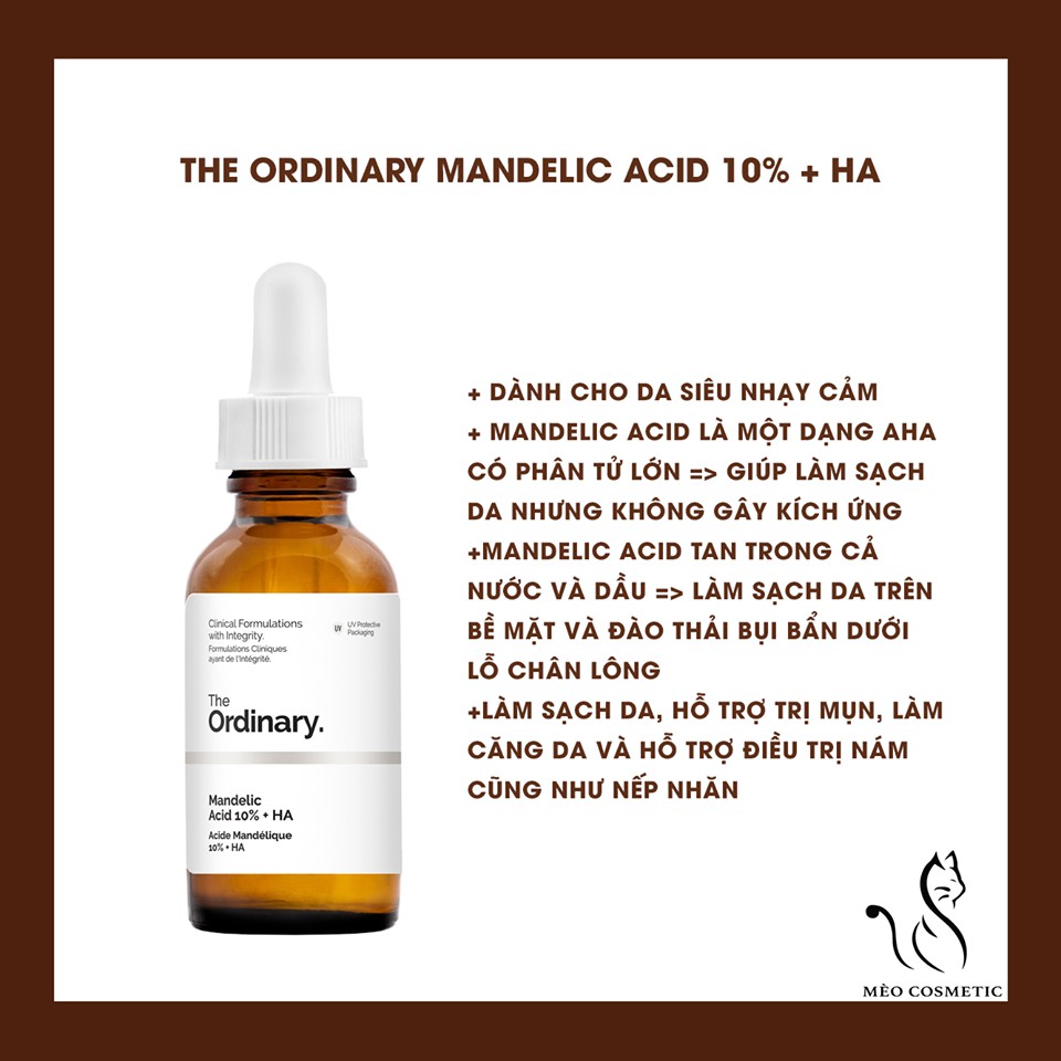 ❤️Hàng chính hãng ❤️ Serum Tẩy Da Chết Hoá Học - The Ordinary Mandelic Acid 10%+ HA
