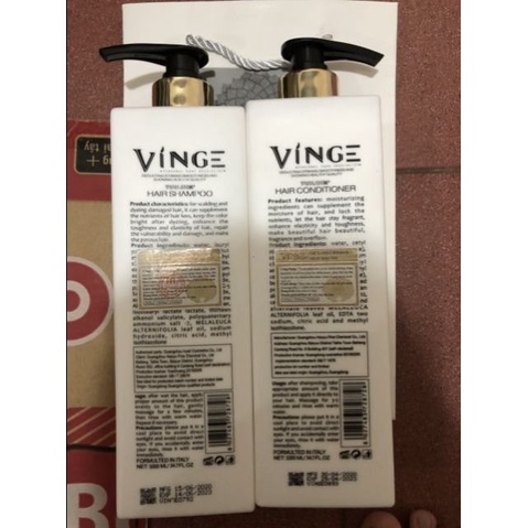 Cặp Dầu Gội Xả Collagen Vinge 1000ML | Hàng Chính Hãng|Freeship toàn quốc 𝖌