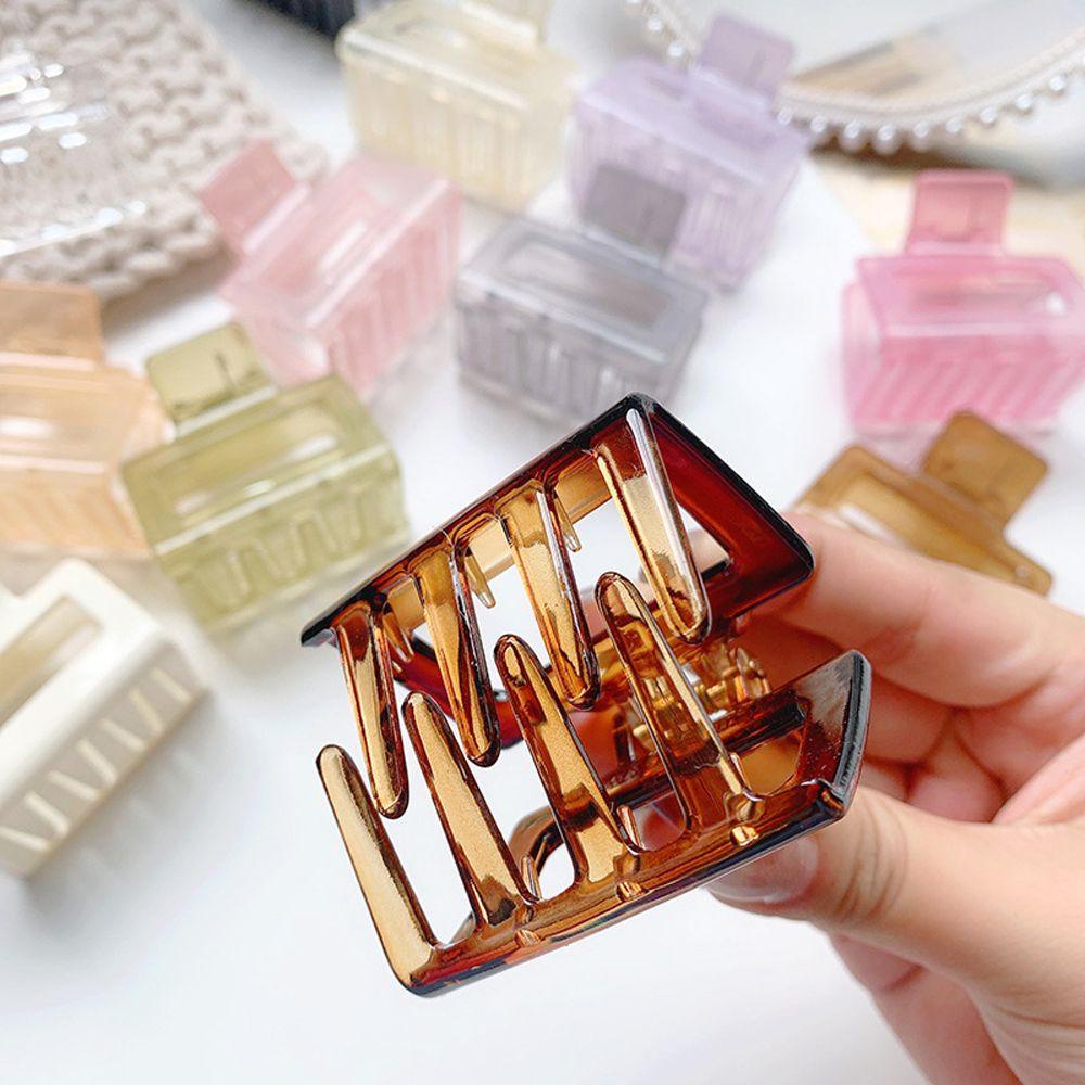 LILYES Kẹp Tóc Nhựa Hình Con Cua Thời Trang Cho Nữ