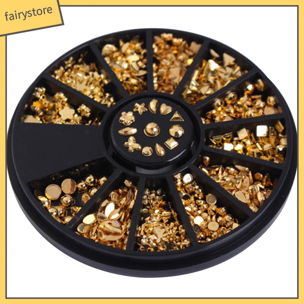 Hộp phụ kiện trang trí móng 3D với 12 hình dáng độc đáo tiện dụng