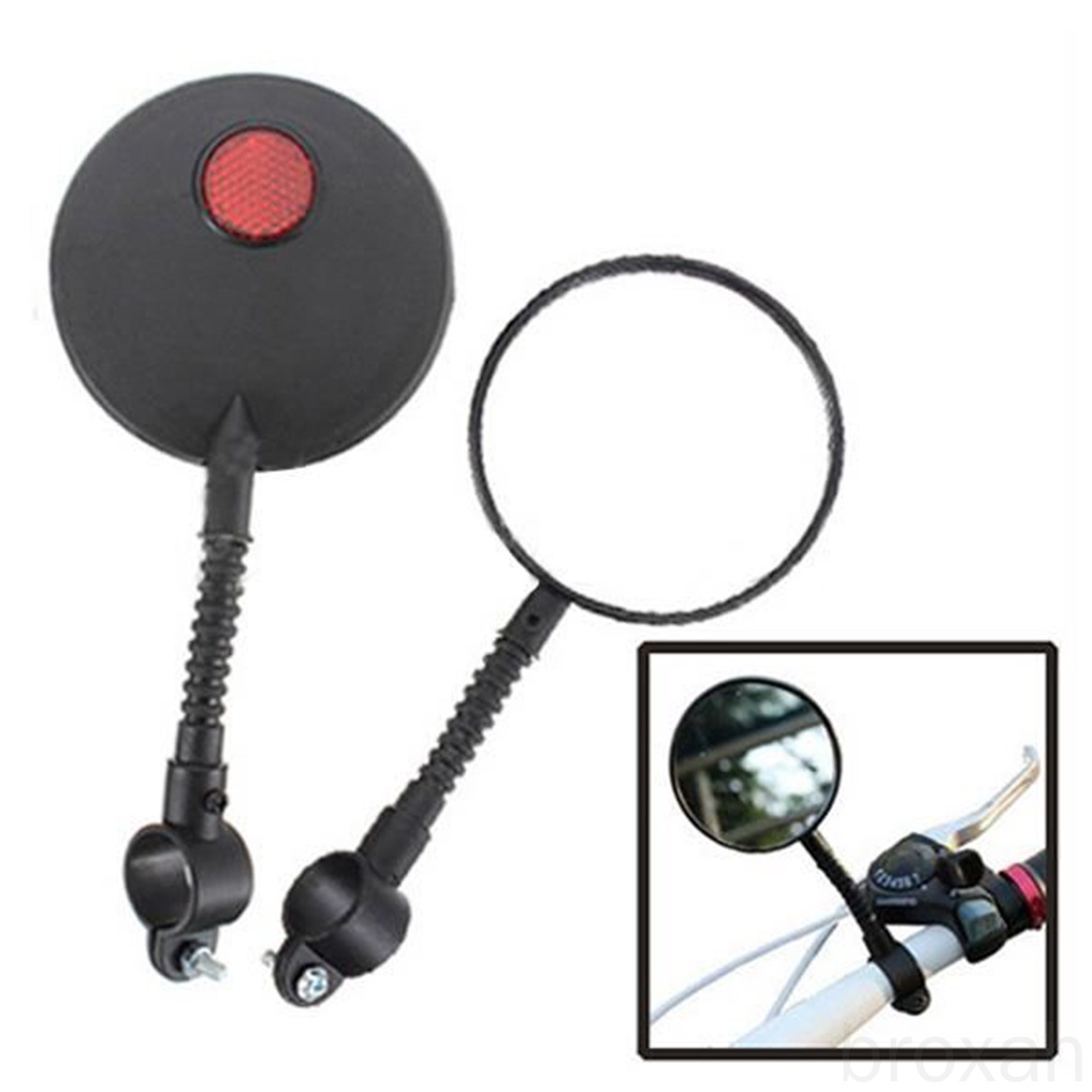 Gương Chiếu Hậu Phản Quang Có Thể Điều Chỉnh Gắn Tay Lái Xe Đạp / Phía Sau