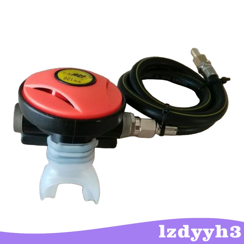 Van điều áp hai cấp có đầu gắn dùng để lặn với ống thở/ lặn với bình dưỡng khí