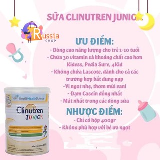 Sữa CLINUTREN JUNIOR Nga