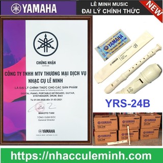 Sáo Tiêu  Recorder Soprano Yamaha YRS-24B Tone (Do-C) - CHÍNH HÃNG