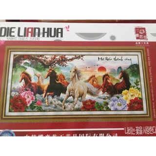 Tranh thêu mã đáo thành công