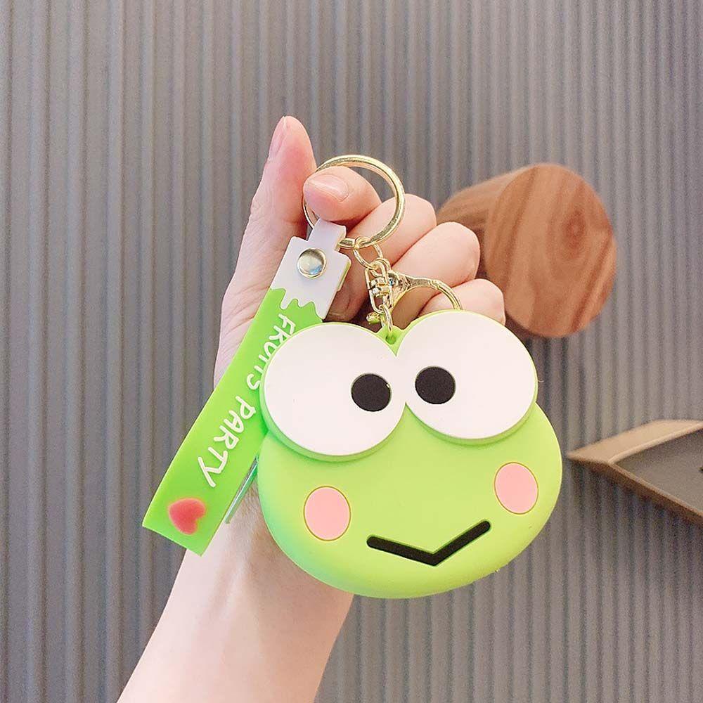 Móc Chìa Khóa Có Túi Đựng Tiền Xu Họa Tiết Hoạt Hình Cinnamoroll Dễ Thương