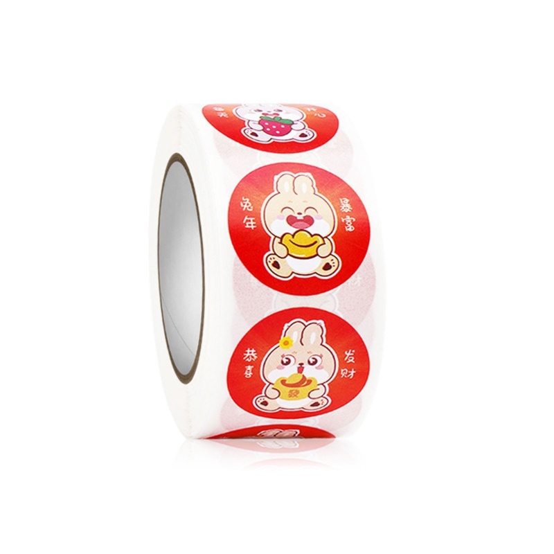 ✿ Set 500 Miếng Dán Tự Dính Hình Tròn Trang Trí Phong Bì Thư
