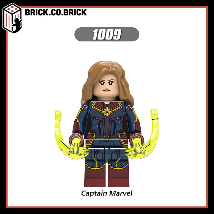 X0226 - Đồ chơi lắp ráp non lego và mô hình minifigure nhân vật hãng phim Marvels/DC Comics: Captain Marvel.