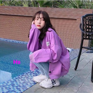 ÁO KHOÁC CARDIGAN TÍM BIGSIZE_HS4347