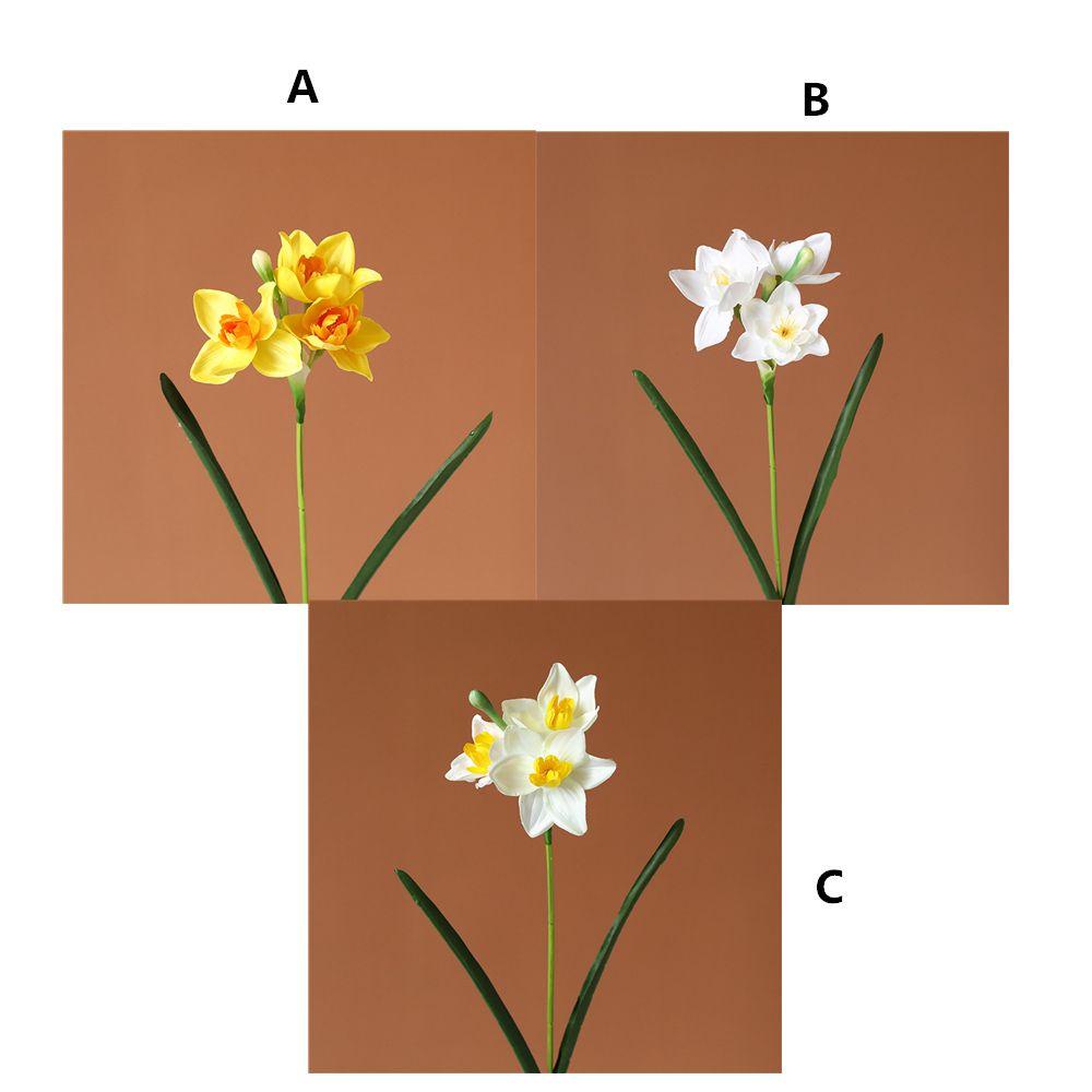 KUNHEV Hoa Mẫu Đơn Giả 3 Bông Trang Trí Phòng Khách