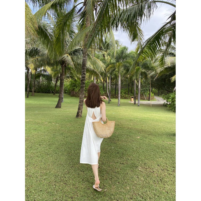 Váy yếm maxi Simbabo