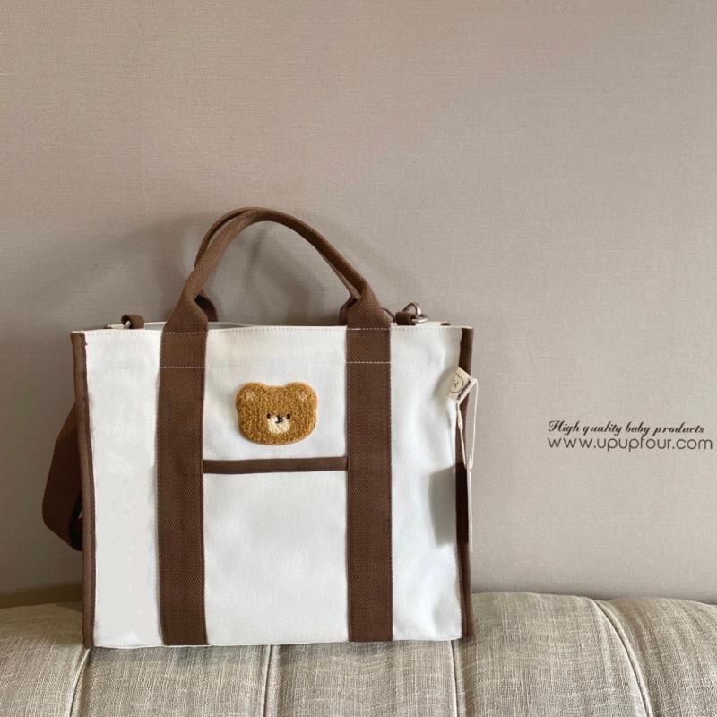 Túi Vải canvas Đeo Vai Đựng Tã Đa Năng Thời Trang Hàn Quốc túi bỉm sữa đa năng cho mẹ