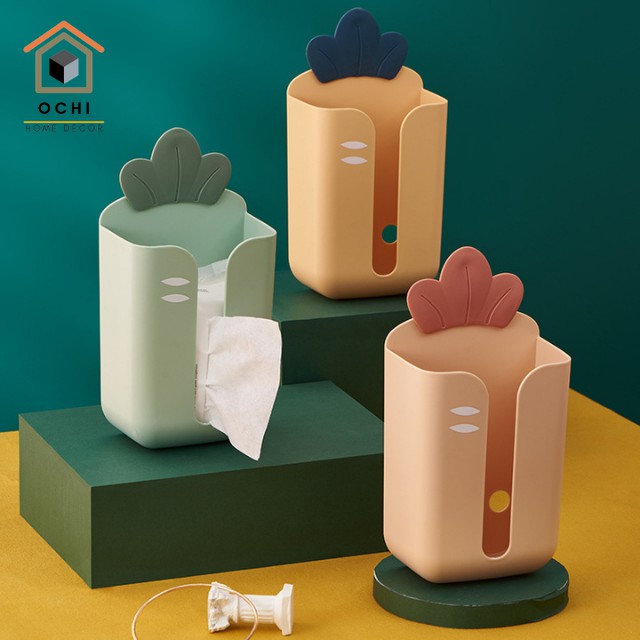 [LOẠI ĐẸP]Hộp Đựng Khăn Giấy Dán Tường Đa Năng, Tiện Ích Nhiều Màu Mắc