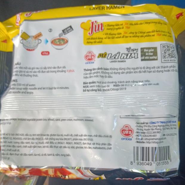 Mì Lá Kim Hàn Quốc 122g