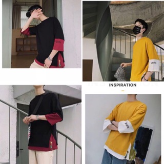Áo thun tay lỡ fom rộng thời trang nam nữ bao hot (kéo sang phải xem mẫu mới đẹp hơn khách nhé )