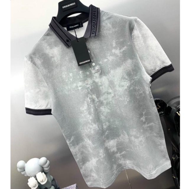 Áo polo nam ngắn tay cổ bẻ hoạ tiết co dãn thoáng mát PL105