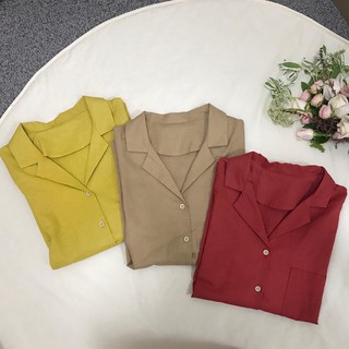 Áo Sơ Mi Vải Linen Thanh Lịch