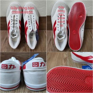 Giầy bóng bàn Warrior, giầy chỉ đỏ