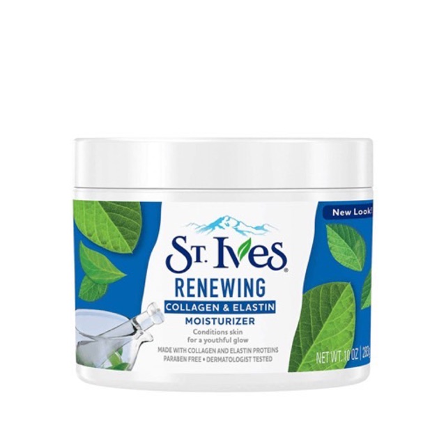 Kem Dưỡng Ẩm St.Ives Skin Renewing Collagen & Elastin Moisturizer (283g)