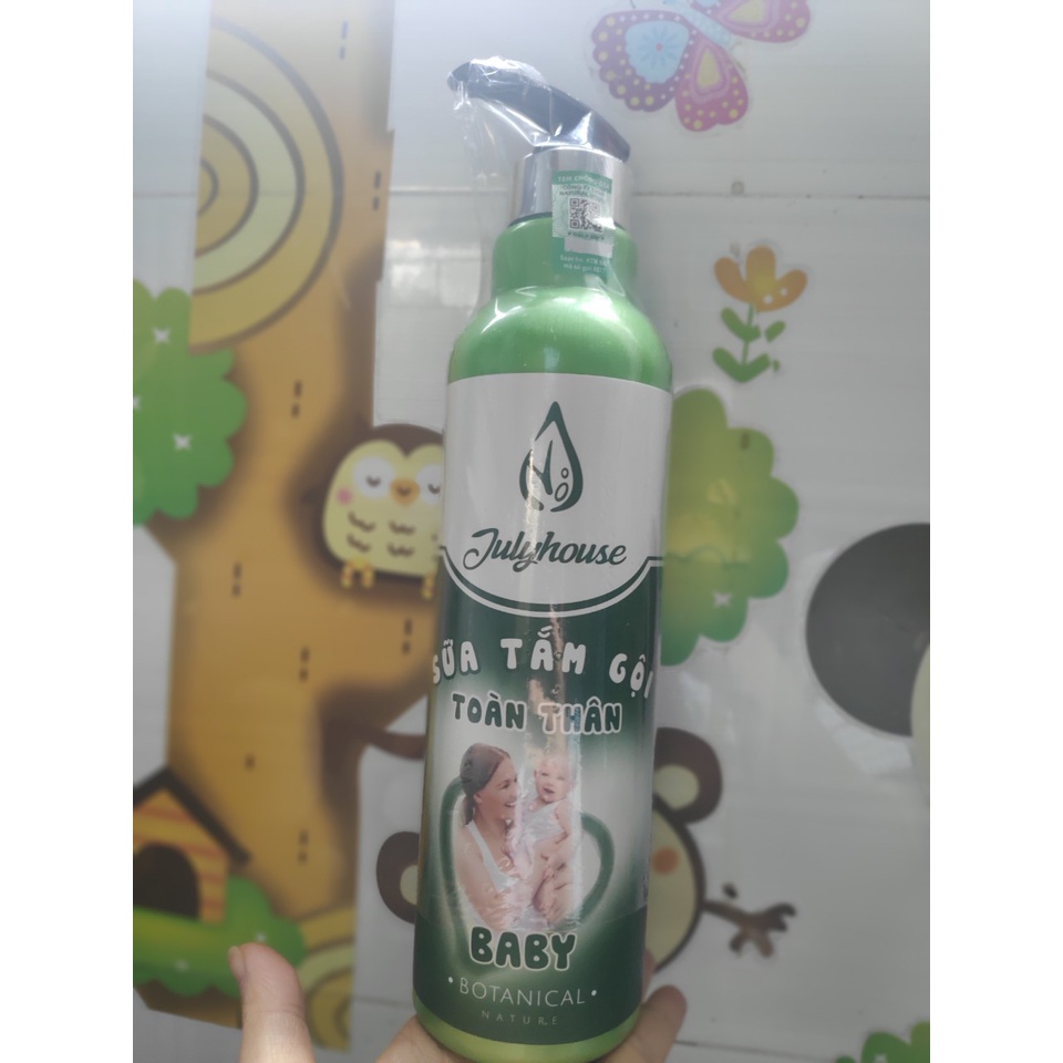 Date 2023- Sữa tắm gội toàn thân baby 700ml JULYHOUSE