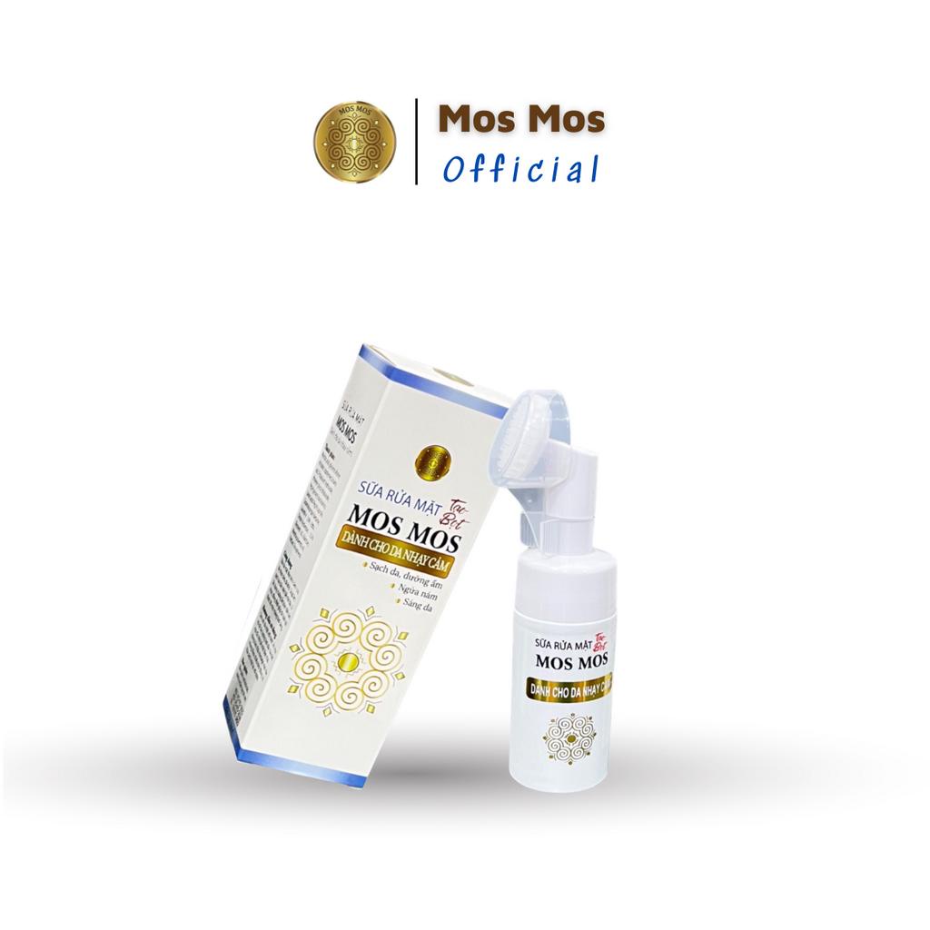 Sữa Rửa Mặt Tạo Bọt Mos Mos - Hỗ Trợ Sáng Da, Cho Da Khô, Da Nhạy Cảm 120Ml.