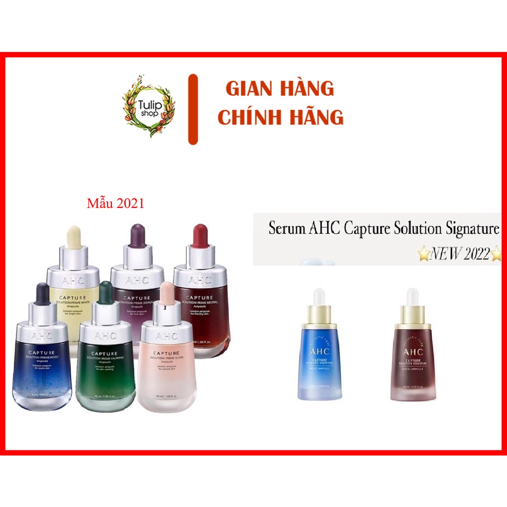 (date 2024)Tinh Chất AHC Capture Ampoule Dưỡng Ẩm - Trắng Da - Chống Lão Hóa