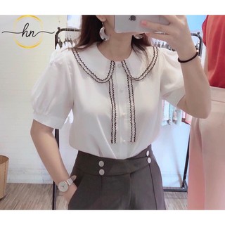 Áo sơ mi cổ bèo loại 1 freeship50k