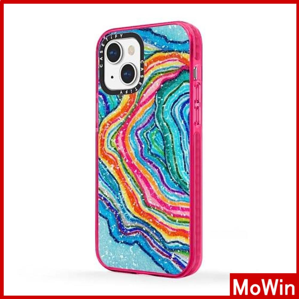 Ốp Điện Thoại Silicone Mềm Trong Suốt Vỏ Dày Chống Sốc Màu Gradient Cho iPhone 13 Pro Max 12 Pro Max 11 7 Plus