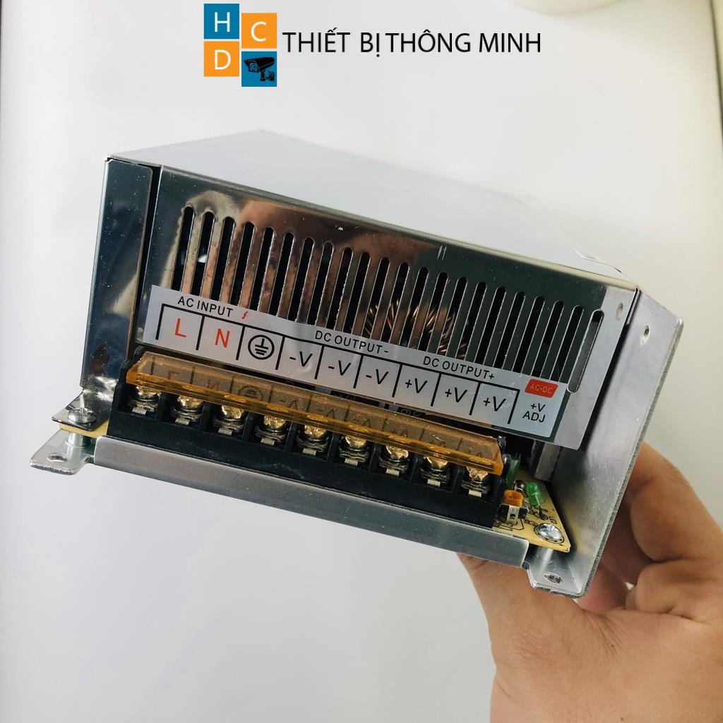 Nguồn 12v 40a công suất 480W loại lớn tản nhiệt chất lượng cao chuyên dụng cho hệ thống led, camera