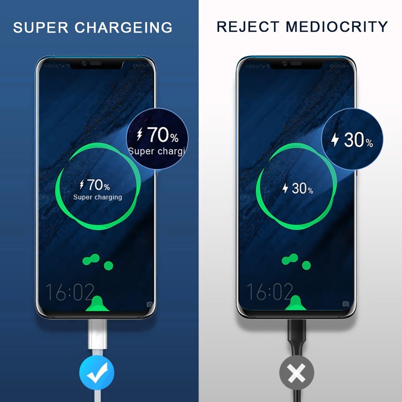 Dây cáp sạc USB 5A Type C cho Huawei P40 P30 P20 Pro Mate 30 20 10 Pro P10 Plus USB 3.1