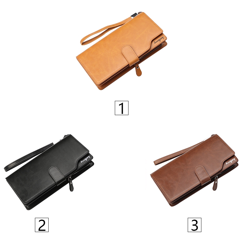 Ví Da Dài Baellerry Đa Năng Phong Cách Cổ Điển Thời Trang Cho Nam