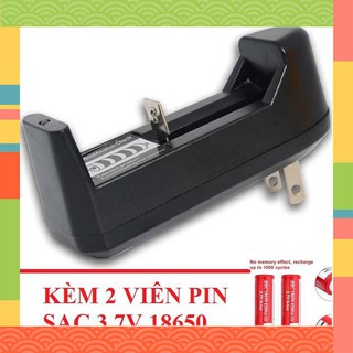 Bộ sạc pin tiểu kèm 2 pin 3.7v