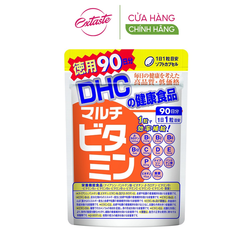 Viên uống vitamin tổng hợp dhc multi Vitamins tăng cường sức khỏe 30/90 ngày Extaste