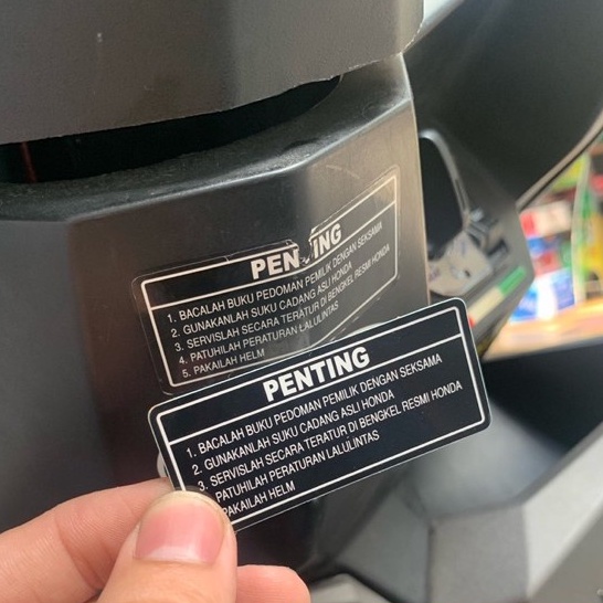 Bộ tem thông số Vario 150