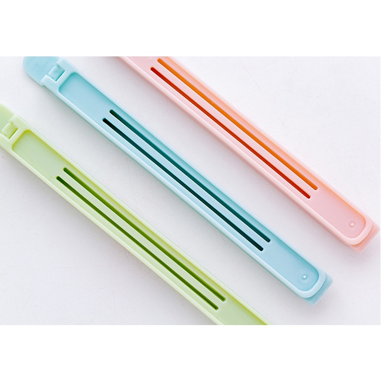 Set 5 Kẹp Nhựa Cao Cấp Bảo Quản Túi Đựng Thực Phẩm, Kẹp Niêm Phong Túi Đồ Ăn tiện lợi