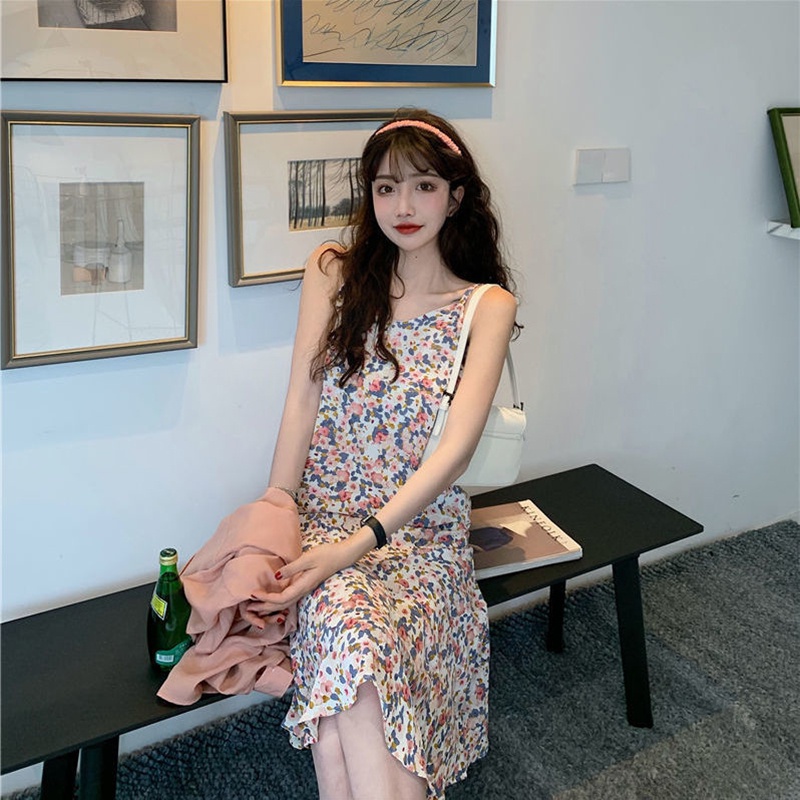 Đầm IELGY không tay thời trang mùa hè xinh xắn cho nữ