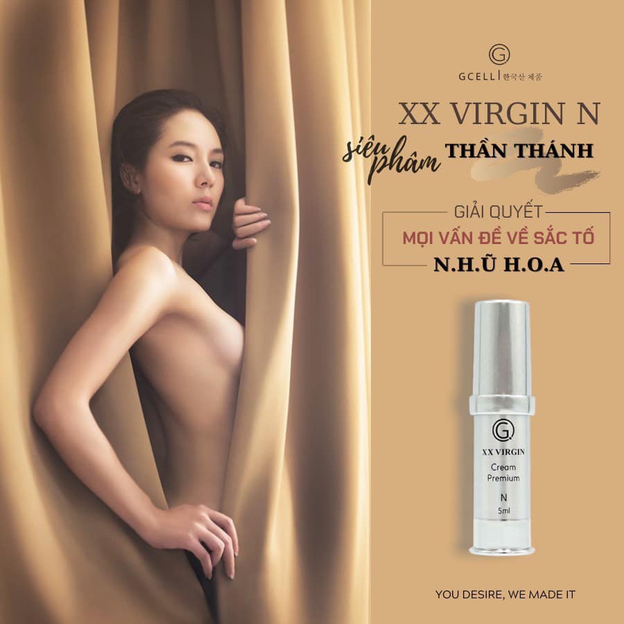 XXVIRGIN KEM LÀM HỒNG NHŨ HOA ,VÙNG KÍN ,MÔI HÀN QUỐC 5ML