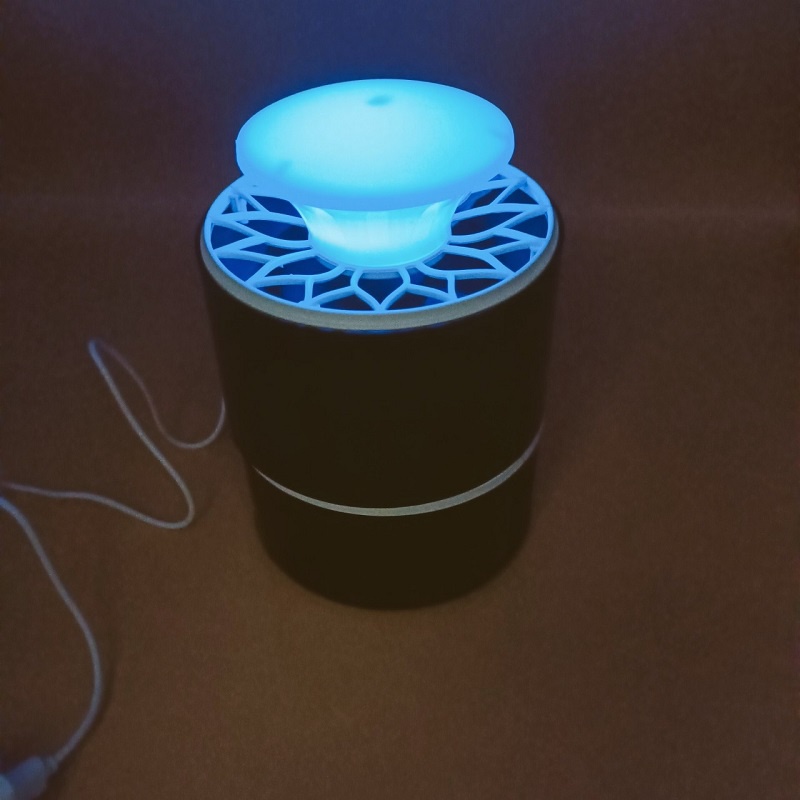 Đèn bắt muỗi diệt côn trùng thông minh, máy hút muỗi hình trụ bóng đèn ngủ mini cắm usb Sang trọng Giá Rẻ