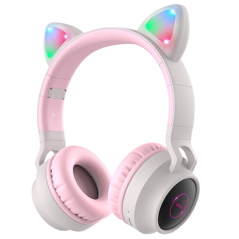 Tai Nghe Bluetooth Hoco W27 Hình Tai Mèo Dễ Thương hàng chính hãng