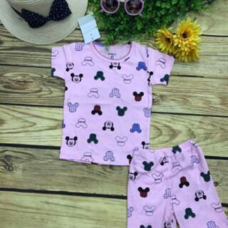 Com bo bé gai thun cotton 4c với borip