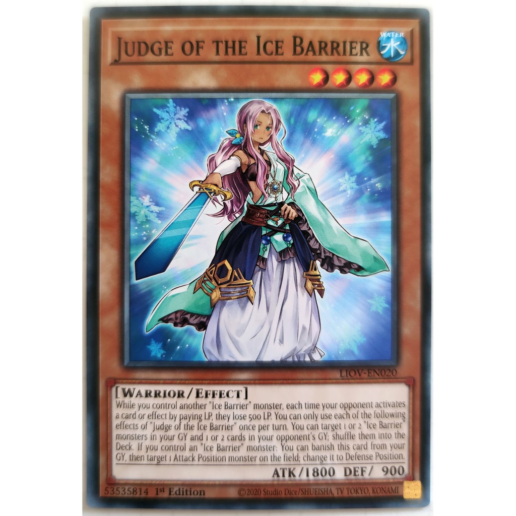 [Thẻ Yugioh] Judge of the Ice Barrier‎‎ |EN| Common