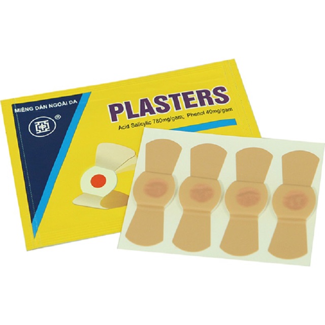 Combo 2h miếng dán mụn cóc plaster