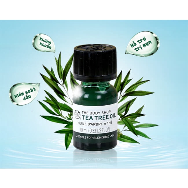 Tinh dầu trà dành cho da mụn tea tree oil The Body Shop #5