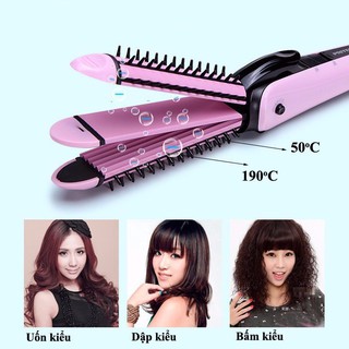 MÁY UỐN TÓC NOVA 3 TRONG 1 : DUỖI - BẤM- GIẬP XÙ