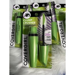 [Bill Mỹ] Mascara làm dày và dài mi Covergirl Clump Crusher Extensions Mascara Very Black 13.1 mL. Kẽ lông mi màu đen