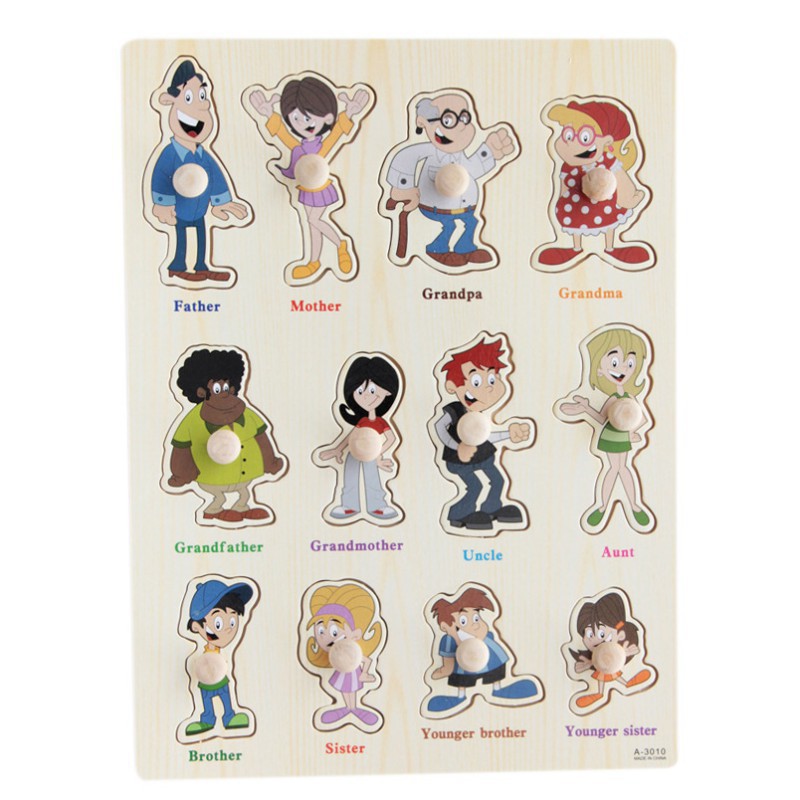 Bộ đồ chơi xếp hình bằng gỗ nhiều kiểu độc đáo cho trẻ em