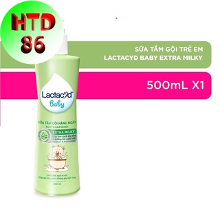 Sữa tắm gội trẻ em Lactacyd Milky 500ml